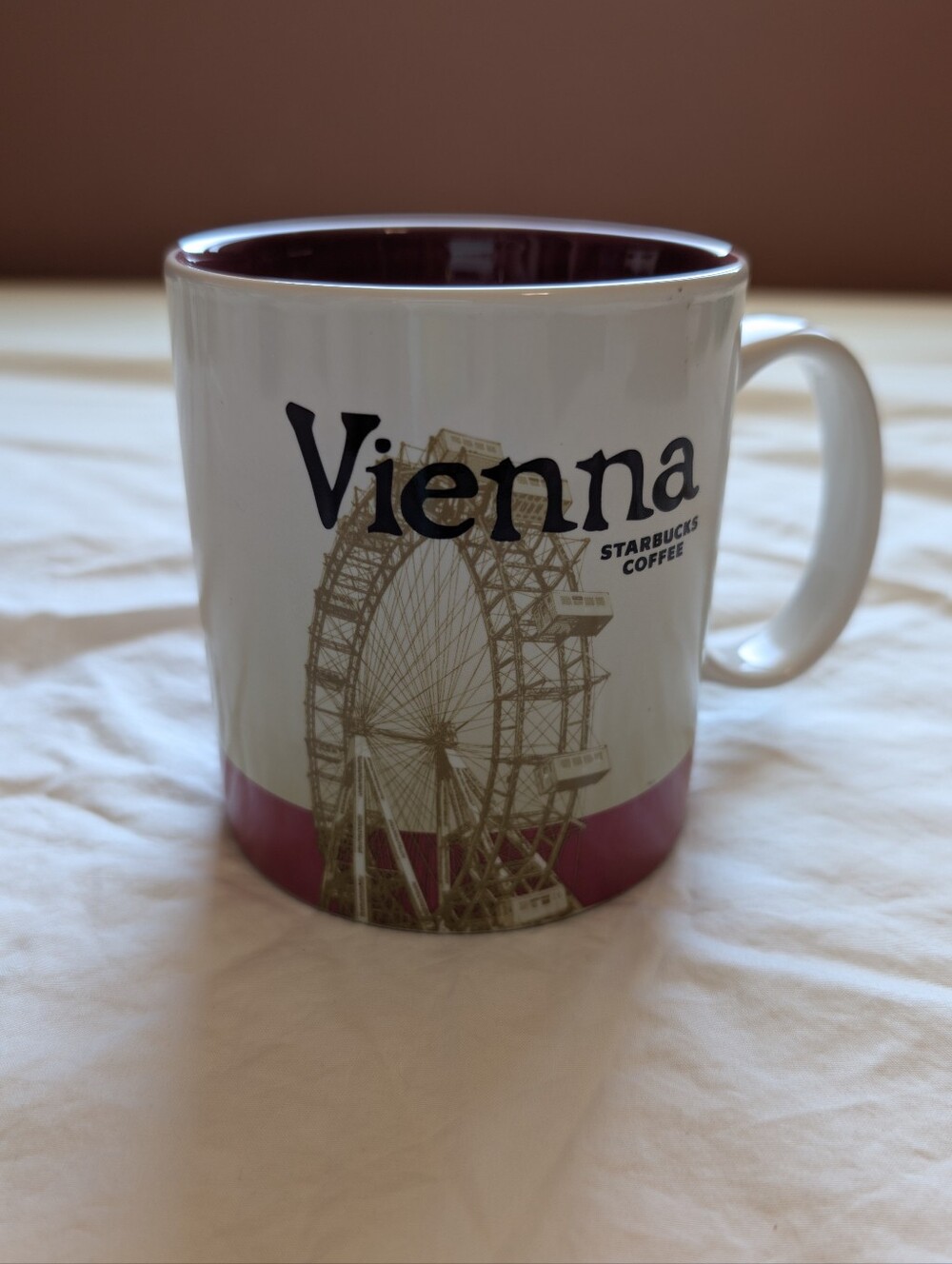 Starbucks Vienna Austria Global Collector Series 2014 Mug Red/White